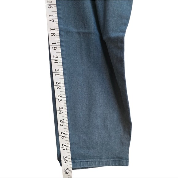 LANE BRYANT Green Denim Pants Ladies Casual Trousers Comfort Stretch Urban Style - Picture 6 of 11